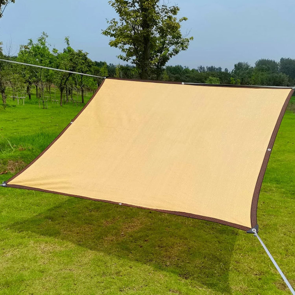 Solsegel i Skuggnät – UV-skyddande HDPE Skuggduk för Uteplats och Trädgård