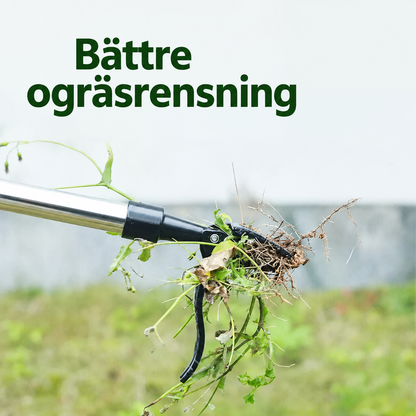 Stående Ogräsdragare – Ergonomiskt Verktyg med Fotpedal och Fyra Stålklor för Rotdjupt Ogräs