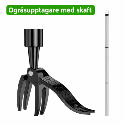 Stående Ogräsdragare – Ergonomiskt Verktyg med Fotpedal och Fyra Stålklor för Rotdjupt Ogräs