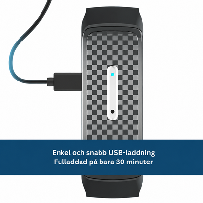 Myggarmband med Ultraljud – Kemikaliefritt Uppladdningsbart Myggskydd för Hela Familjen