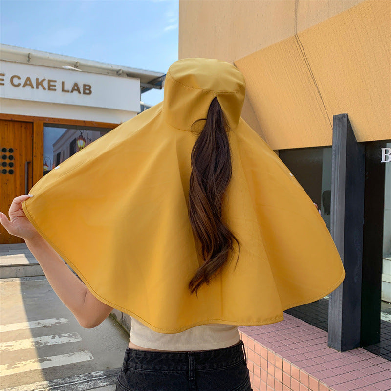 Elegant Solhatt med Brett Brätte – UV-skyddande Sommarhatt för Damer